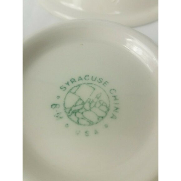 Syracuse China Fruit Bowls Sauce Dessert 2 pc Cinnamon Pattern Vintage - Picture 8 of 8